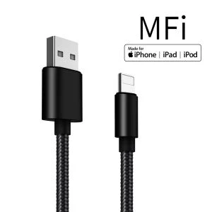 Cáp dữ liệu C89 Bộ sạc iPhone 3ft được chứng nhận MFI