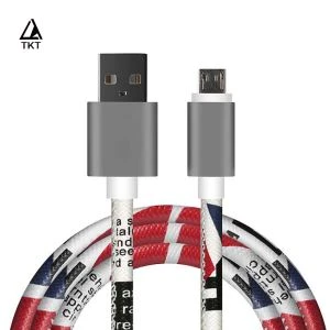 Chất liệu da Cáp dữ liệu chất lượng cao Cáp sạc USB cho android