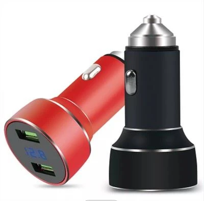 Bộ sạc xe hơi USB cổng kép LED